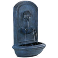 Sunnydaze 27" H Seaside Outdoor Solar Wall Fountain 132396001S