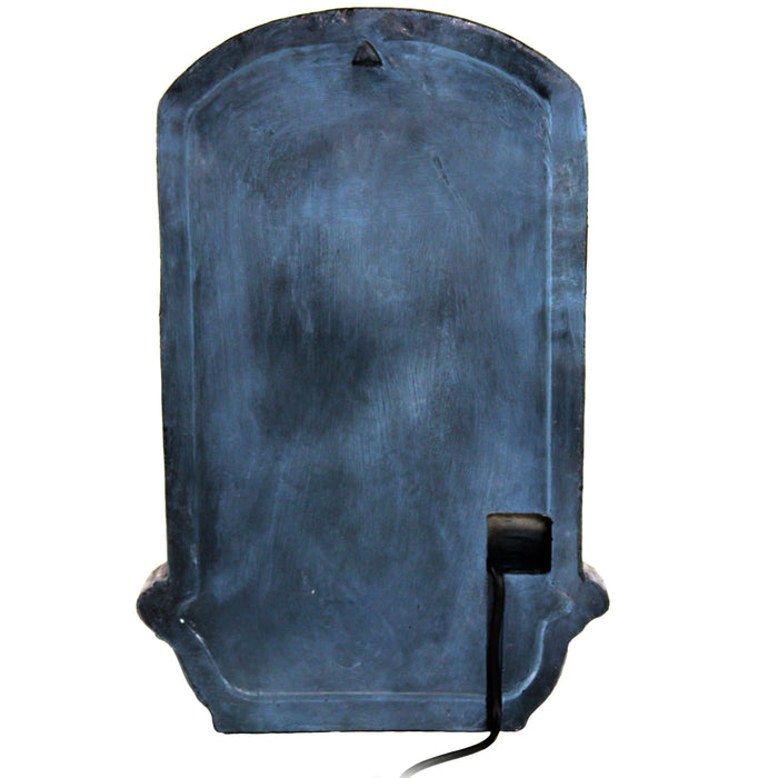 Sunnydaze 27" H Seaside Outdoor Solar Wall Fountain