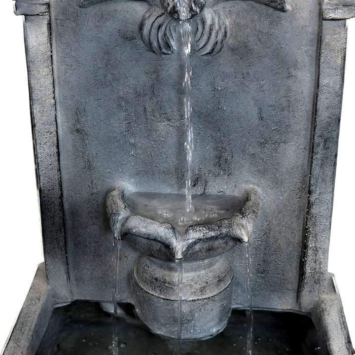 Sunnydaze 28" French-Inspired Outdoor Wall-Mounted Fountain FWD-464