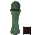 Sunnydaze Desert Spring Solar Powered Fountain with Battery Backup - 30" SL-0274