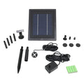Sunnydaze 65 GPH 47" Lift Solar Pump and Solar Panel Kit With Battery Pack and LED Light AMP-P022C