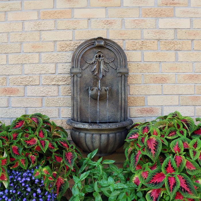 Sunnydaze Florence Outdoor Wall Fountain - Florentine XCA-132146003-FS