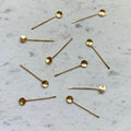 Tiny Brass Spoon for a Salt Cellar by Desert Rose Jewelry at Golden Rule Gallery in Excelsior, MN