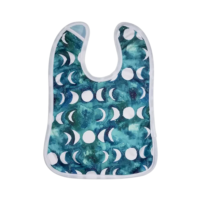 Transformative Teal Moon Bib