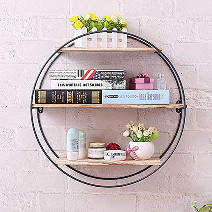 Wall Shelf Rustic Wood Floating Shelves,Decorative Wall Shelf - EK CHIC HOME