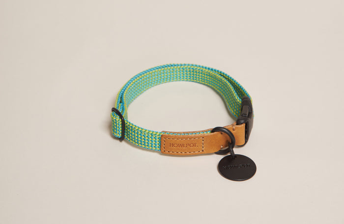 HowlPot We are Tight Ribbon Dog Collar Pam Tree