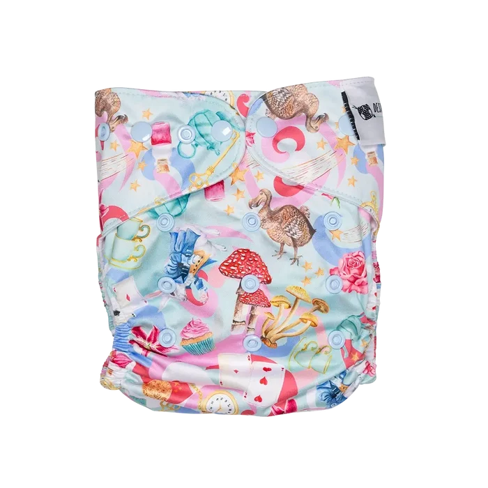 Cassowary Crest Large/Night Cloth Nappy.