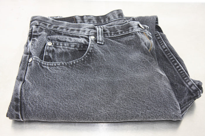 Wrangler Black Mens Jeans 38x34 Relaxed Fit