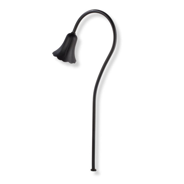 Yard Bright Black Brass Tulip Light GBT5021B