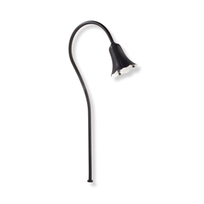 Yard Bright Black Brass Tulip Light GBT5021B