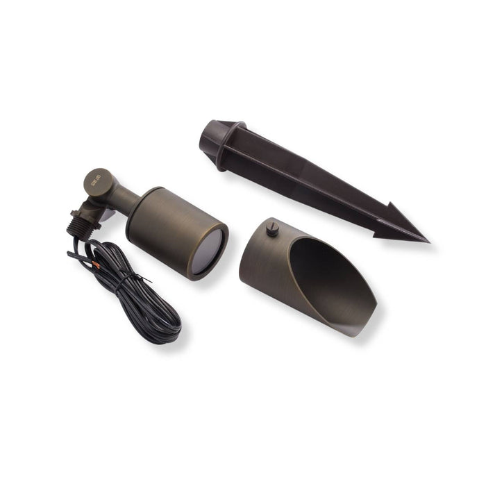 Yard Bright Bronze MR16 Spot Light With 3.95" Adjustable Glare Shield GBT5120
