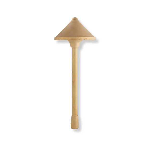 Yard Bright Elite Brass Path Light 6" Diameter Hood GBT7207