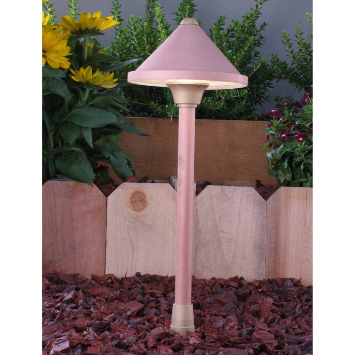 Yard Bright Elite Copper Path Light 6" Diameter Hood GBT7206