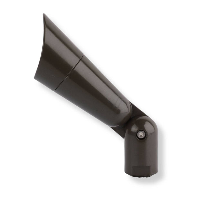 Yard Bright Elite Series Bronze Finish Heavy Cast Brass MR11 Spot With Angled Hood GBT6201