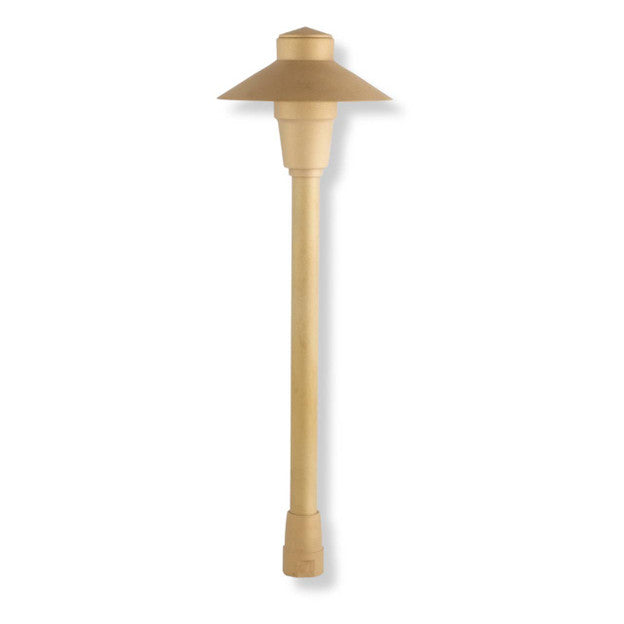 Yard Bright Elite Series Cast Brass Path Light 5" Diameter Hood GBT7200