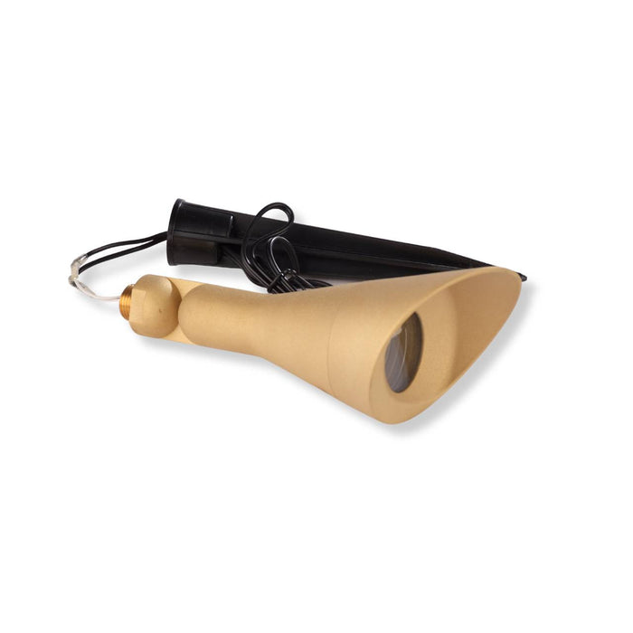 Yard Bright Elite Series Heavy Cast Brass MR16 Spot With Angled Hood GBT5200