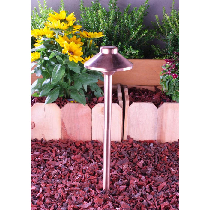 Yard Bright Premium Copper Area Light In Raw Copper GBT6003CR