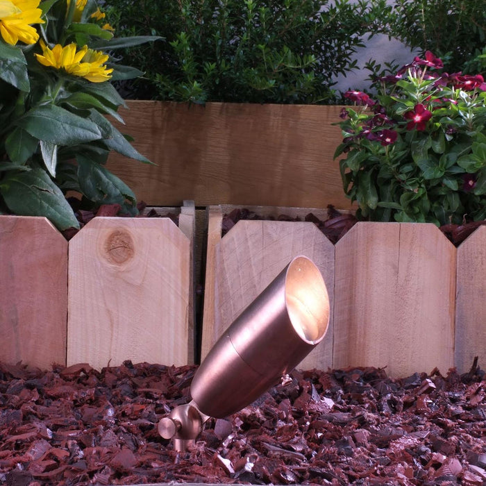 Yard Bright Premium MR16 Copper Spot Light In Raw Copper GBT5007CR