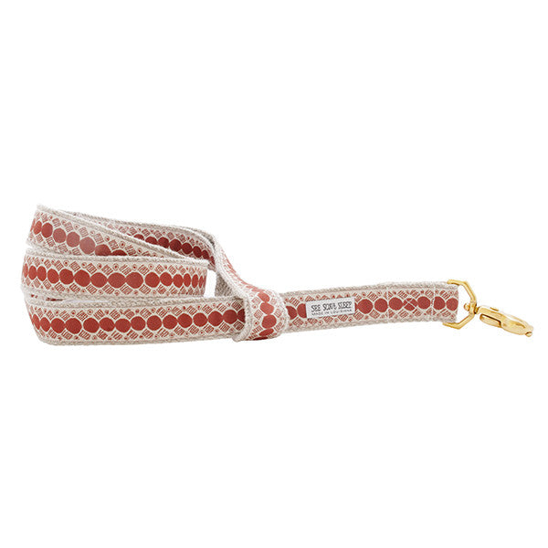 You're a Stud Leash, Rust and Cream